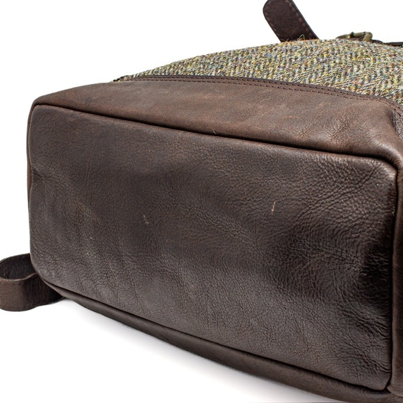 Brown and Green Men's Backpack - Picture 11 of 12